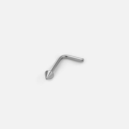SPIKE L-SHAPE NOSE STUD