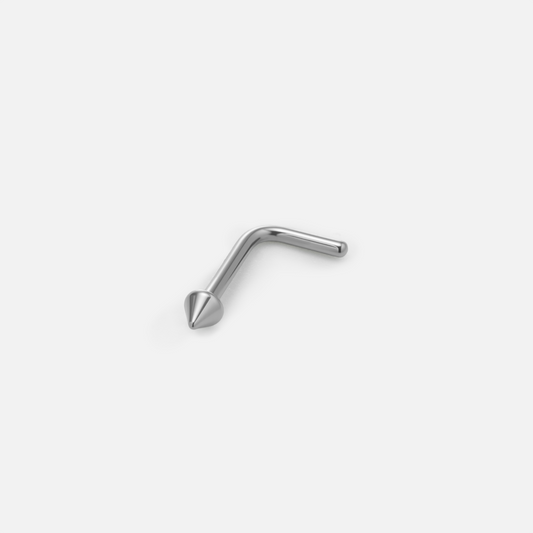 SPIKE L-SHAPE NOSE STUD