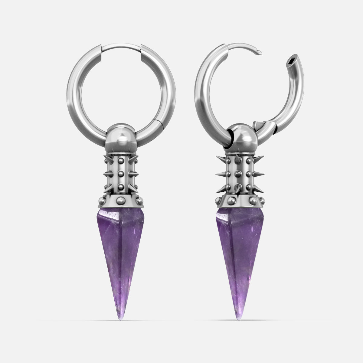 RIVET PRISM EARRINGS