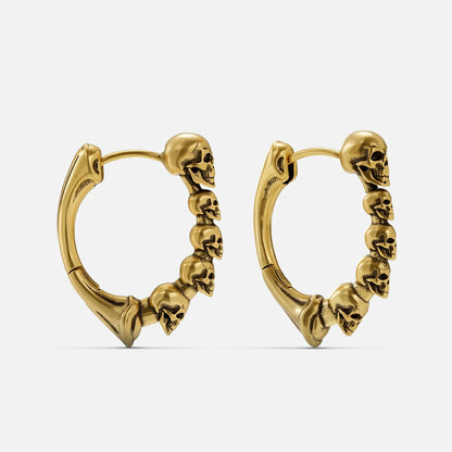 DEATHBOUND CIRCLE EARRINGS