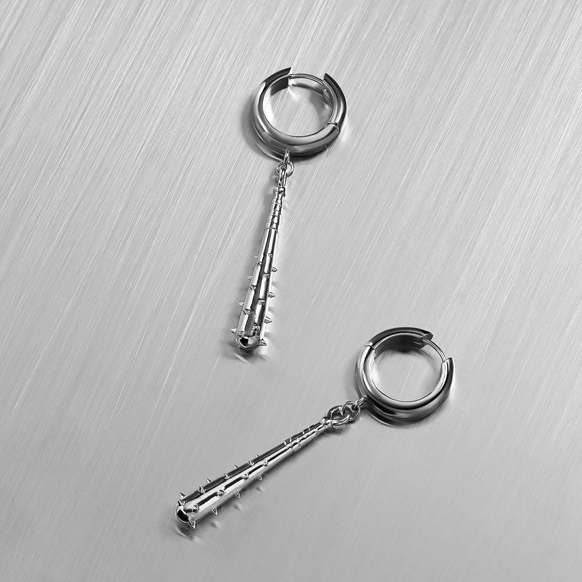 SPIKED BATON EARRINGS