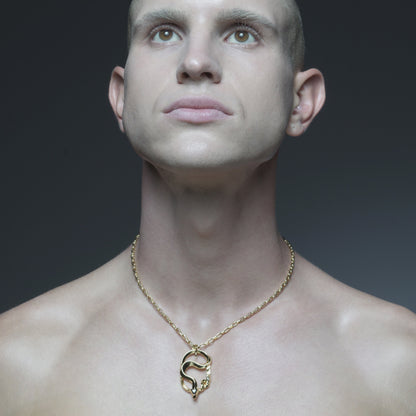 CAGED COIL PENDANT