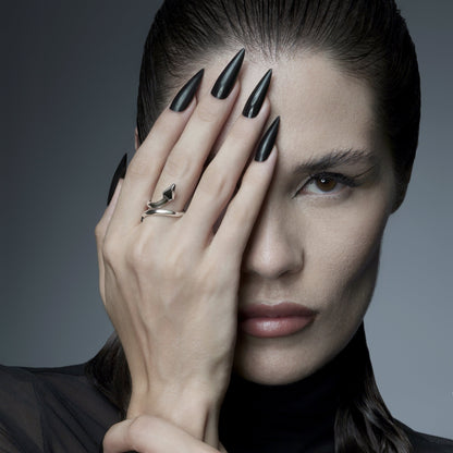 COILED SERPENT RING