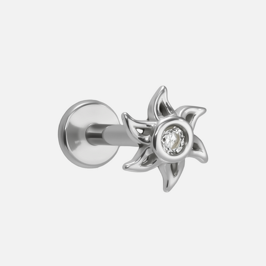 SOLAR BLOOM FLAT BACK STUD