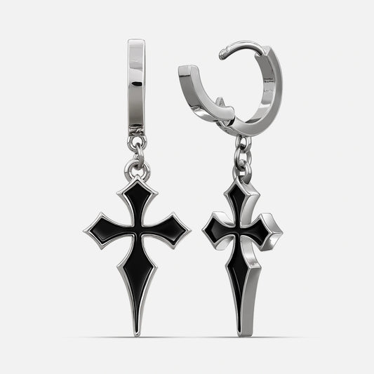 GOTHIC CROSS EARRINGS