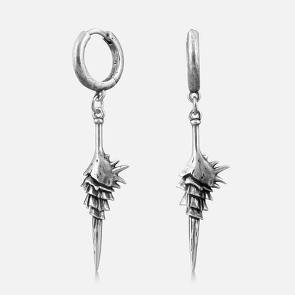 SHELL SPIKES EARRINGS