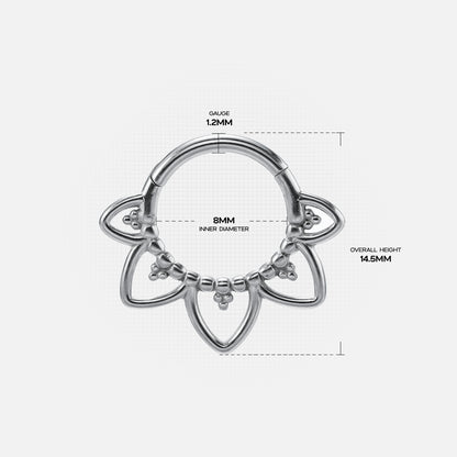 CHIC BLOSSOM SEPTUM CLICKER