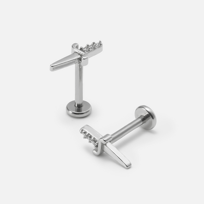 SHINING BLADE FLAT BACK STUD