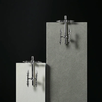 SPIRE AXIS STUD EARRINGS