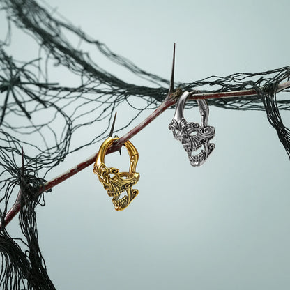 MASKED SKULL EARRINGS