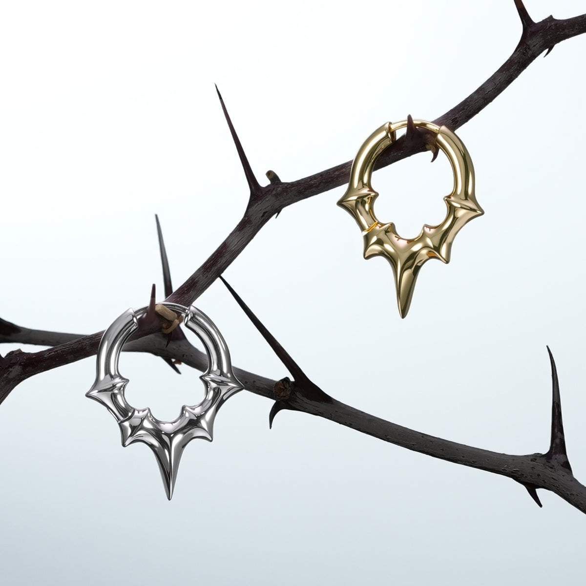 THORN CROWN EARRINGS