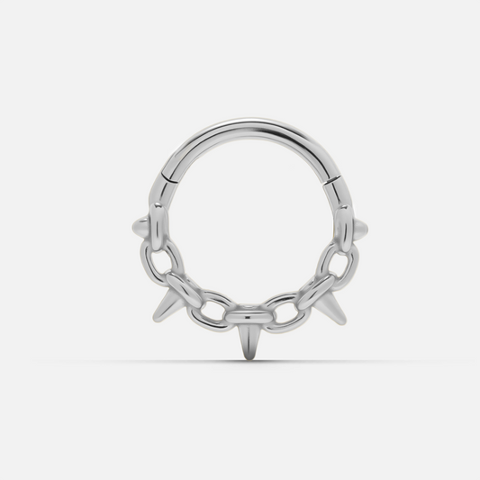 CHAIN SPIKE SEPTUM CLICKER