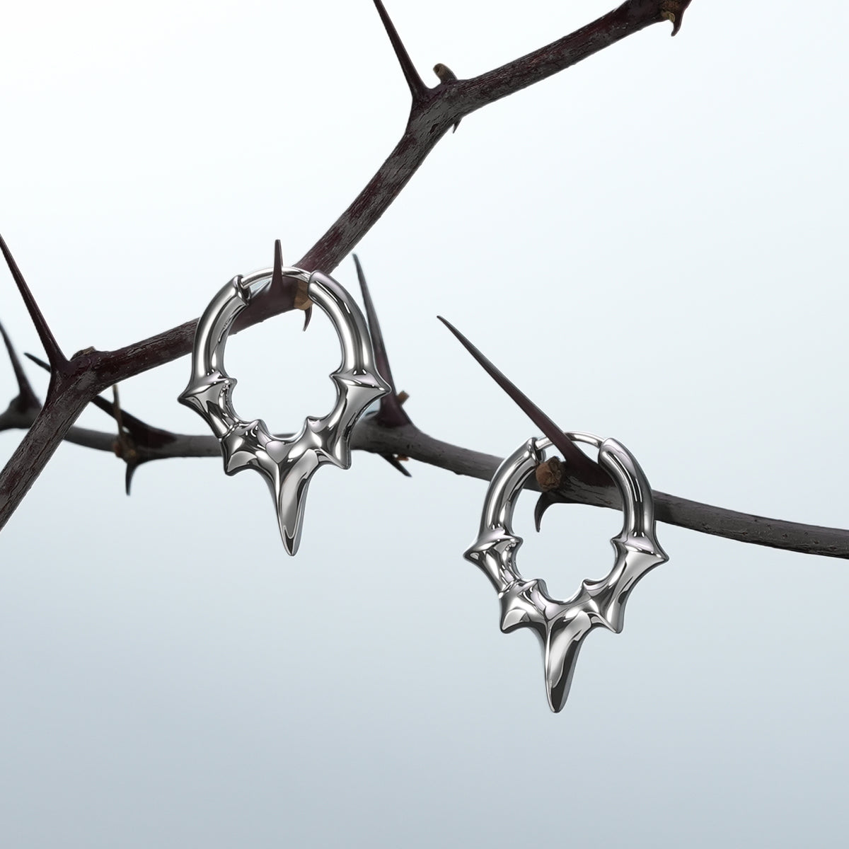 THORN CROWN EARRINGS