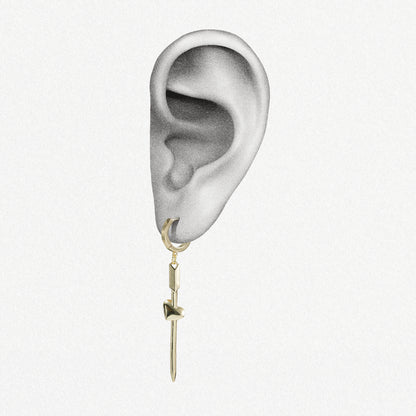 HEART'S ARROW EARRINGS