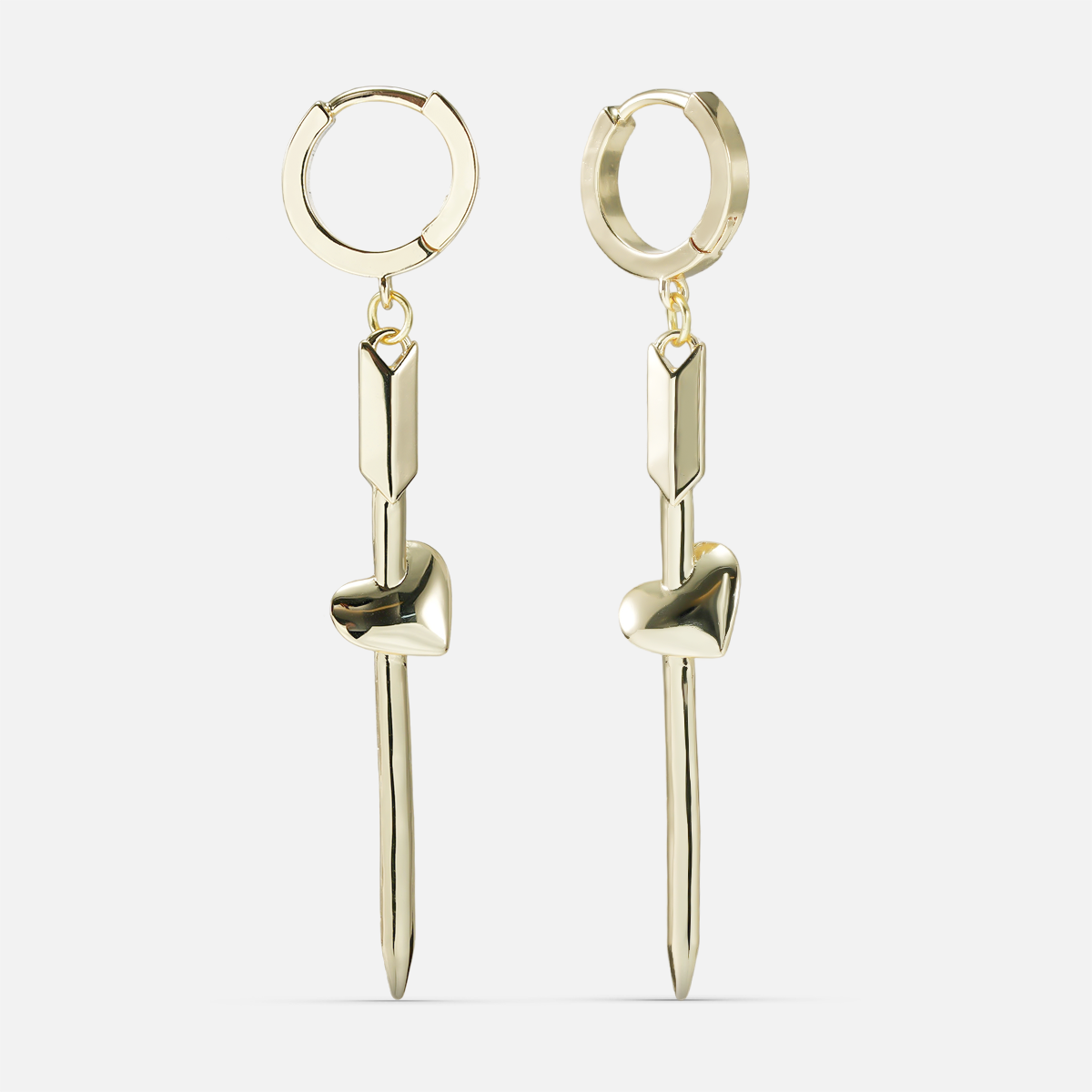 HEART'S ARROW EARRINGS