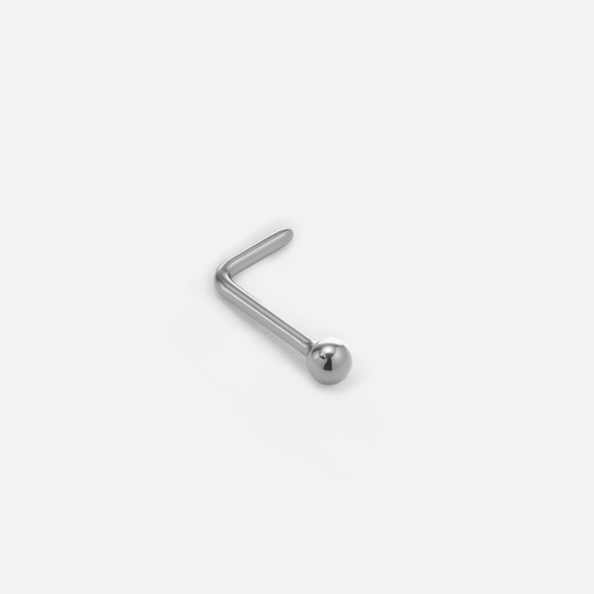 BALL L-SHAPE NOSE STUD