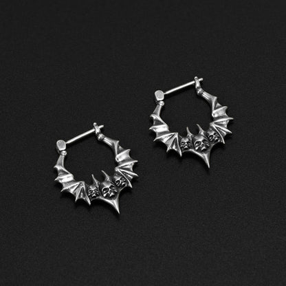 BAT SKULL EARRINGS