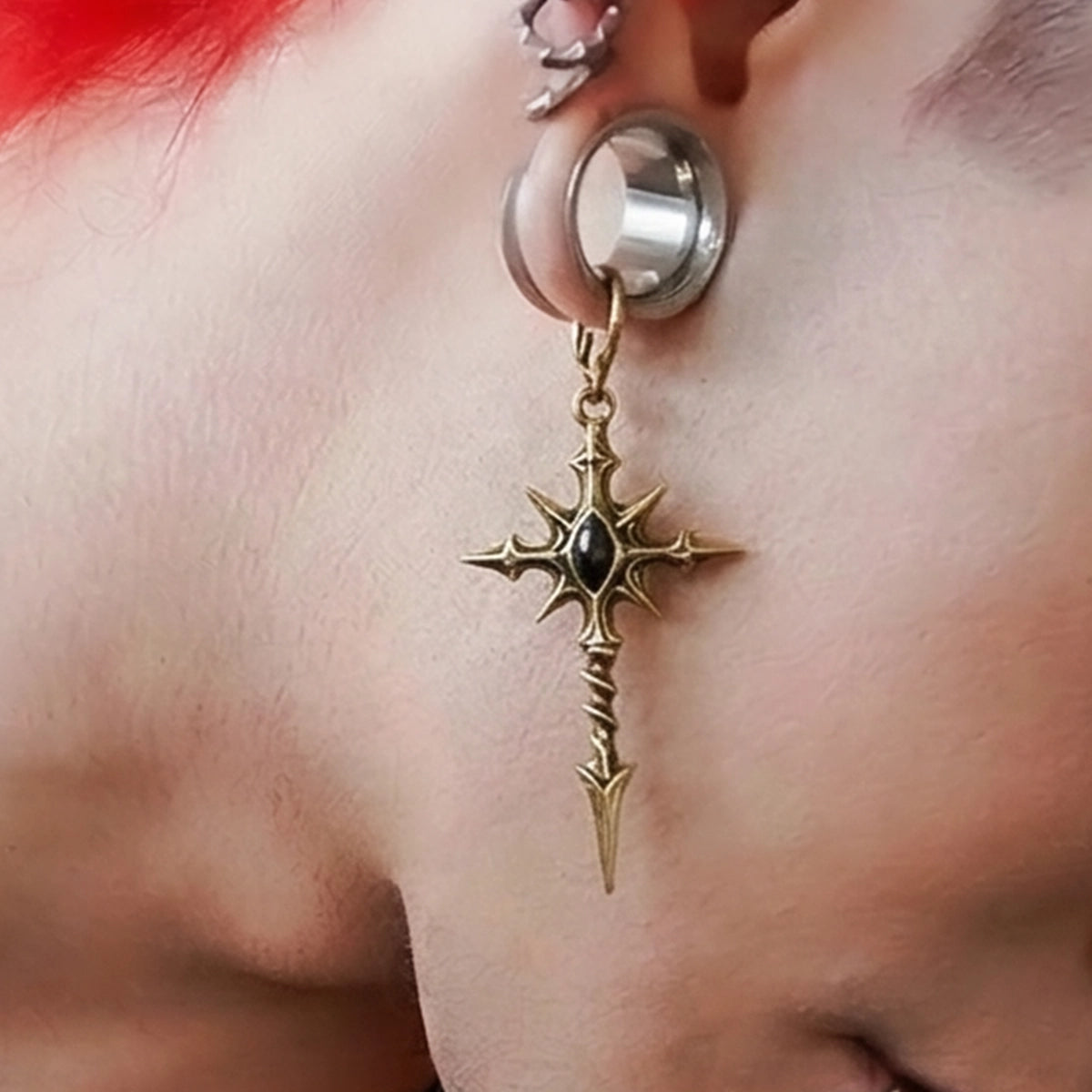 LONGINUS BLOOD RELIC EARRINGS