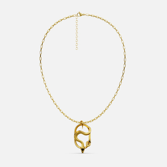 CAGED COIL PENDANT