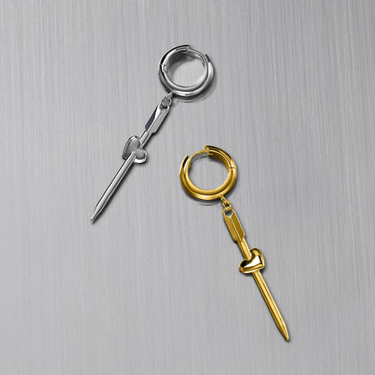 PIERCED HEART EARRINGS