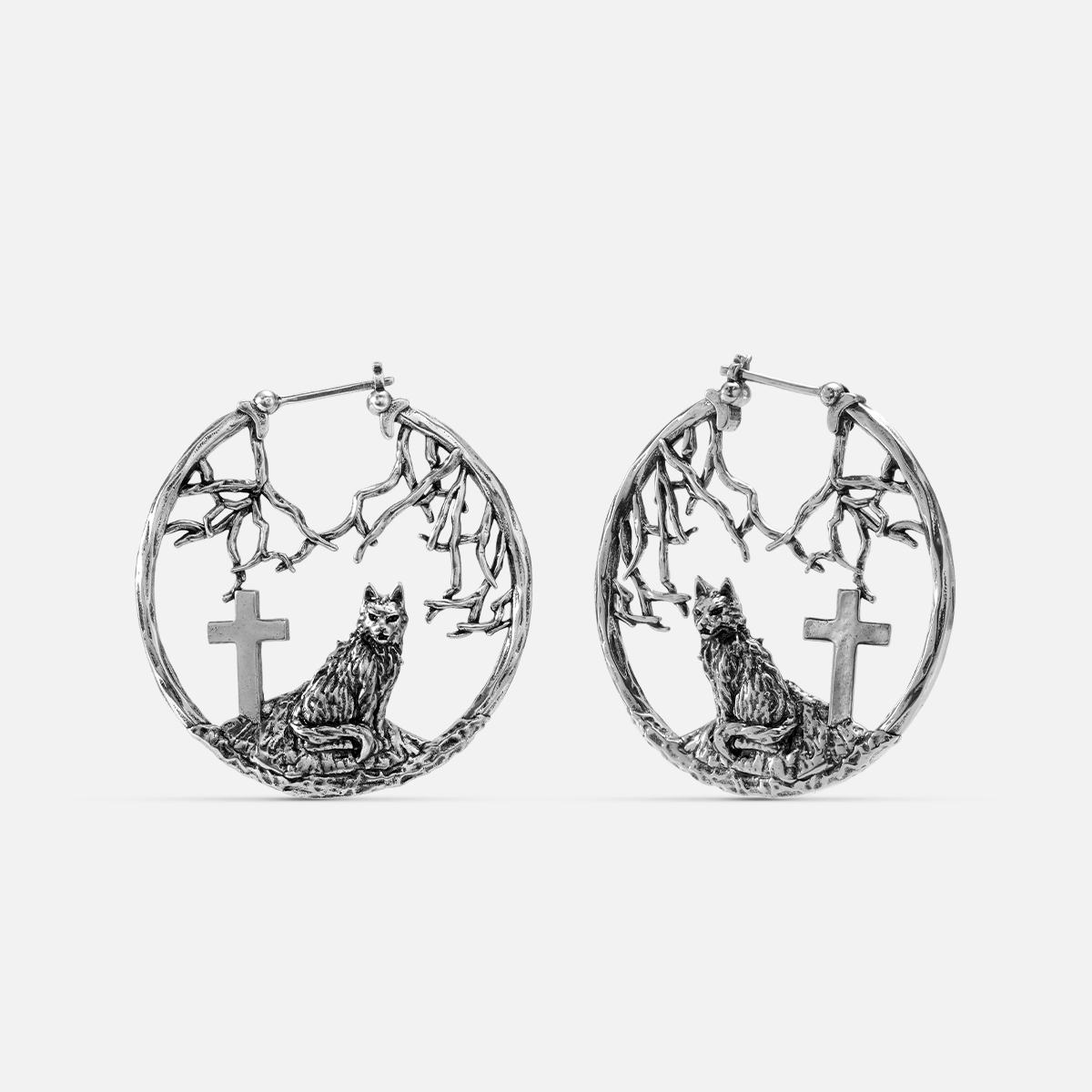 GUARDIAN WOLF EARRINGS
