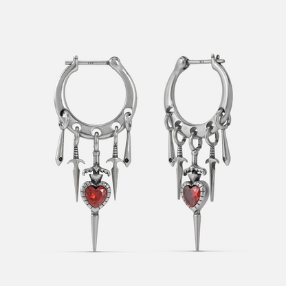 CRIMSON VOW EARRINGS