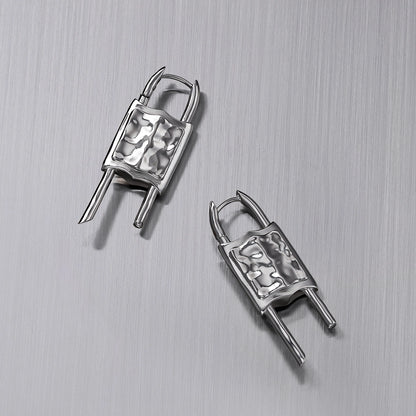 FORGED LOCK EARRINGS