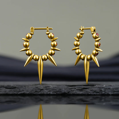 BLOODTHORN SPIKE EARRINGS