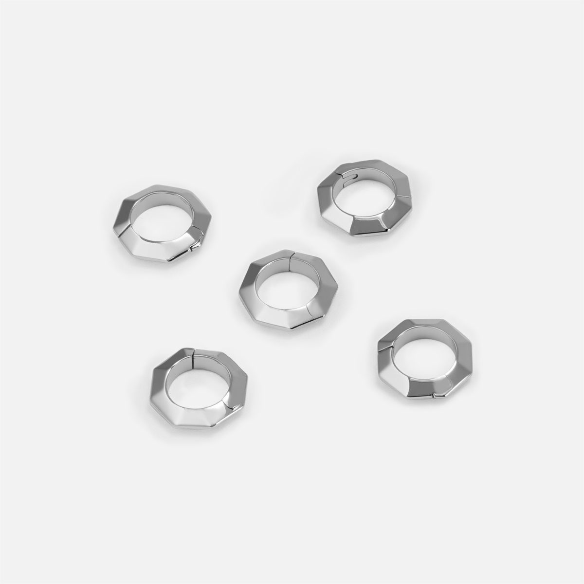 SOVEREIGN GEOMETRY RING STACKS (5PCS)