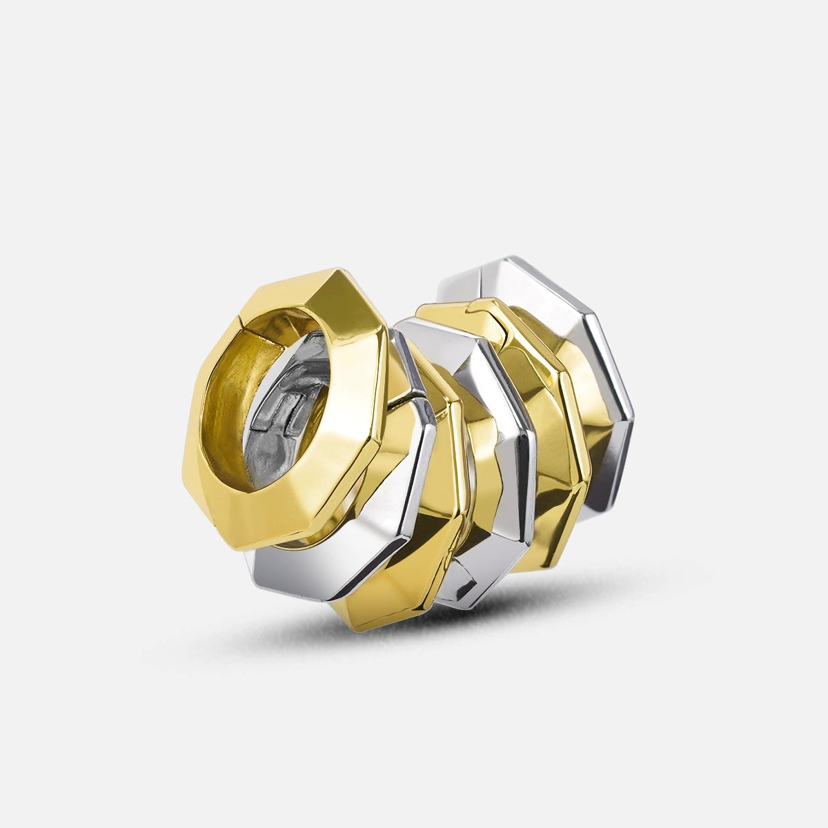 SOVEREIGN GEOMETRY RING STACKS (5PCS)
