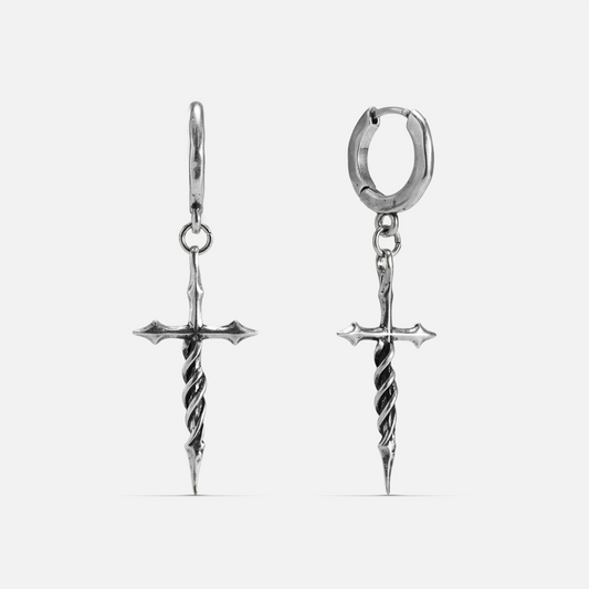 LONGINUS ASCENSION NAIL EARRINGS