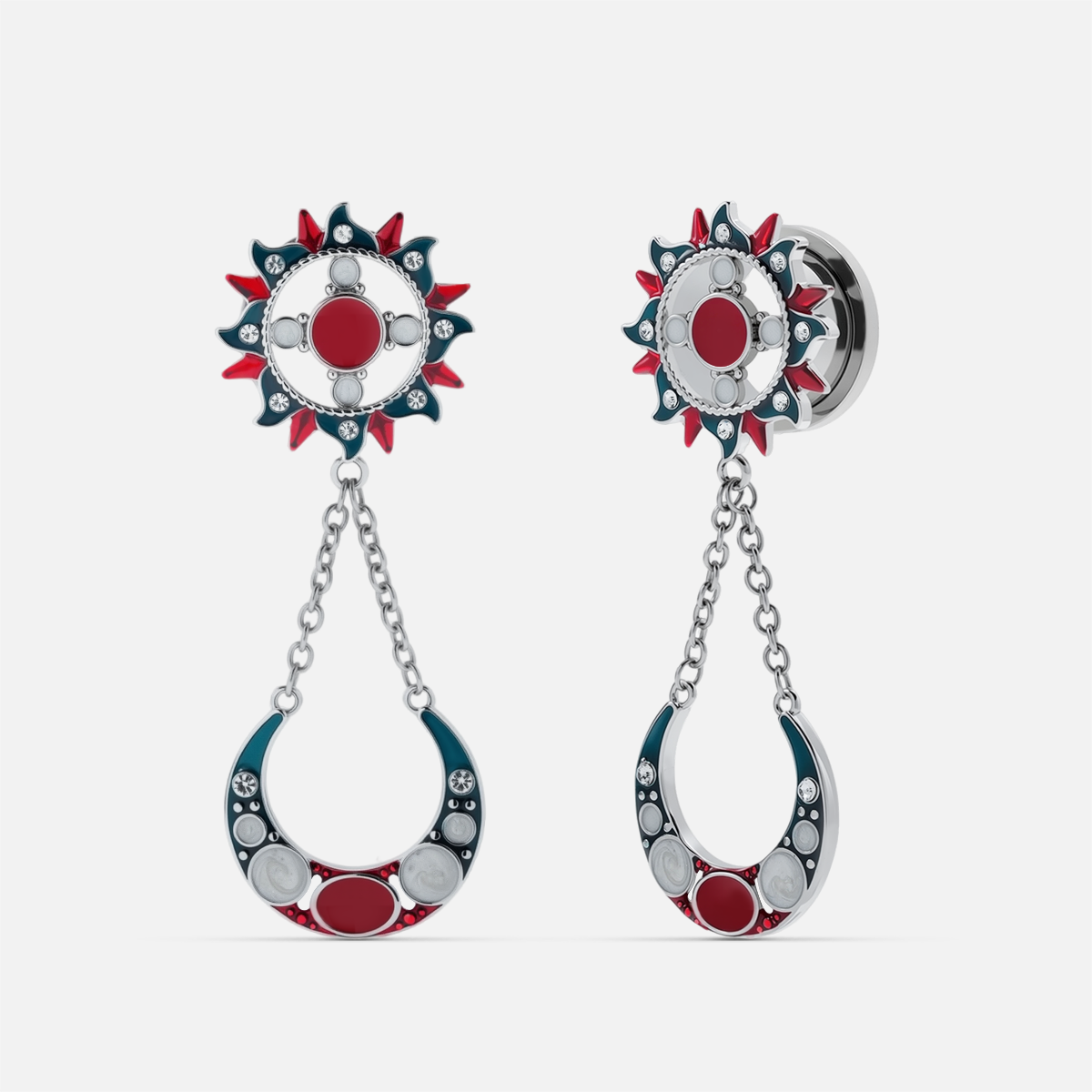 SUNFIRE CRESCENT DANGLES