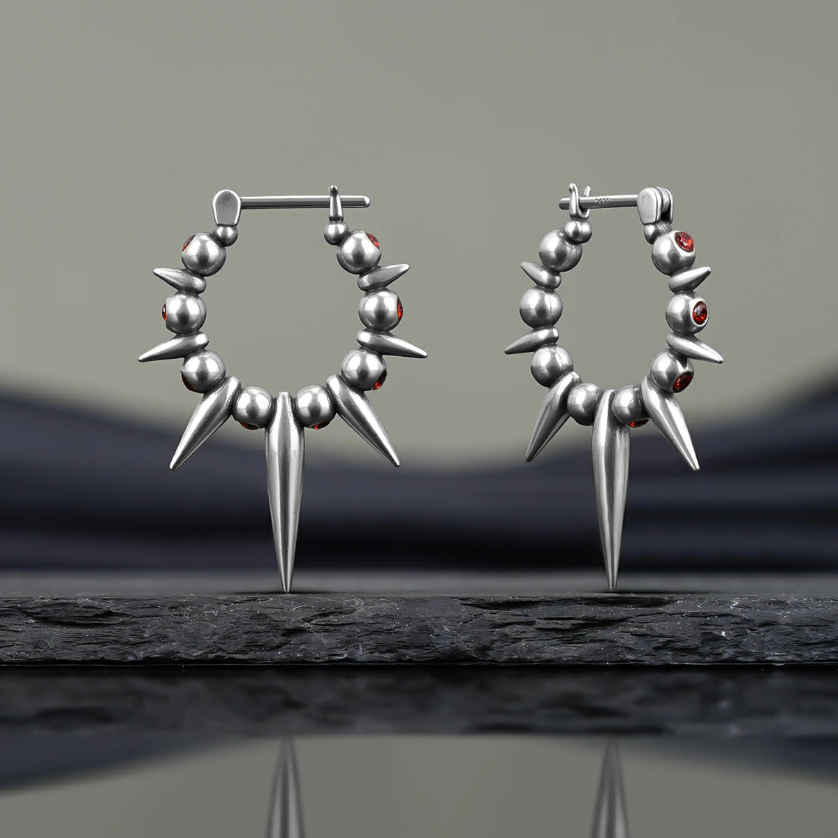 BLOODTHORN SPIKE EARRINGS