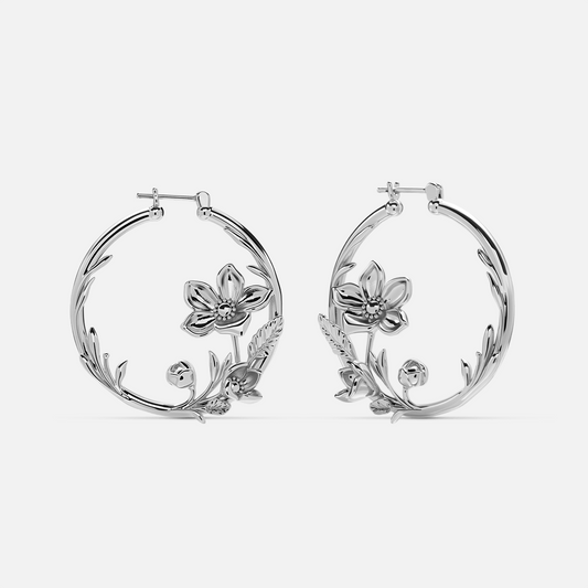 BLOSSOMING VINE EARRINGS