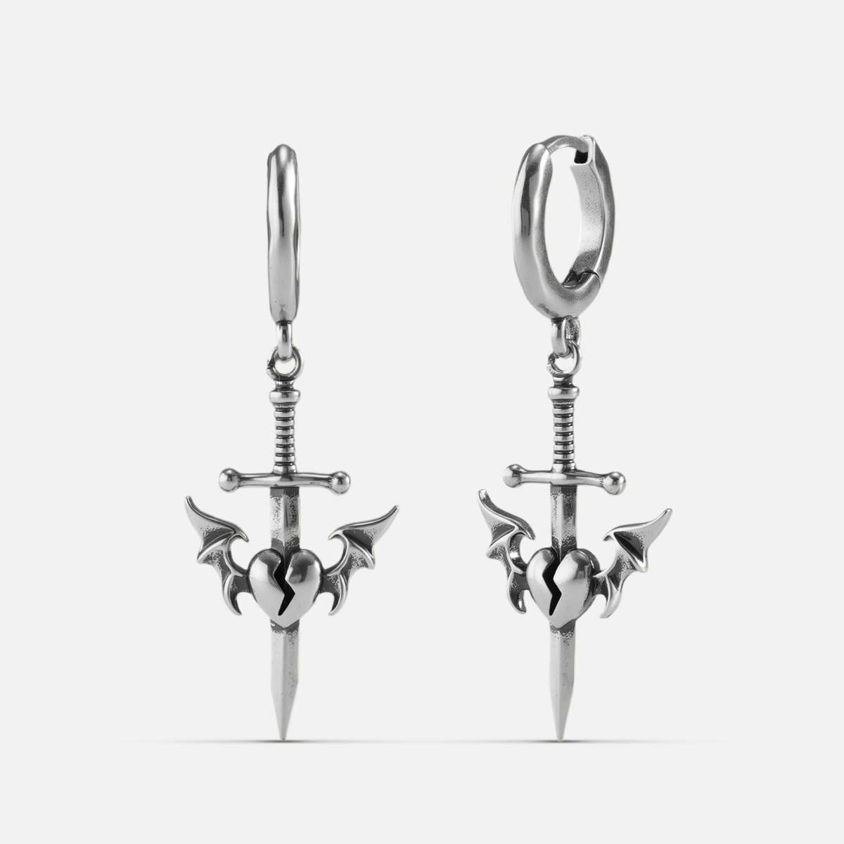SHADOW SENTINEL DAGGER EARRINGS