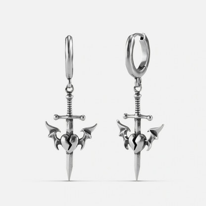 SHADOW SENTINEL DAGGER EARRINGS