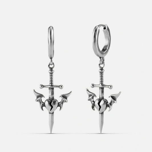 SHADOW SENTINEL DAGGER EARRINGS