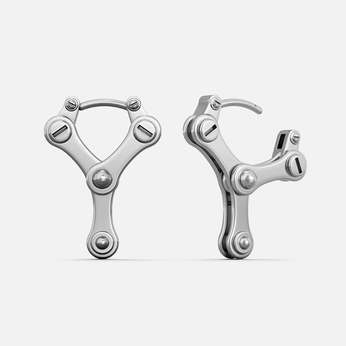 CHAINLINK MECHANIC EARRINGS
