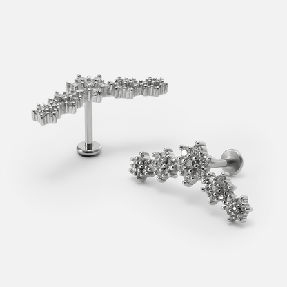 SHOOTING STAR FLAT BACK STUD