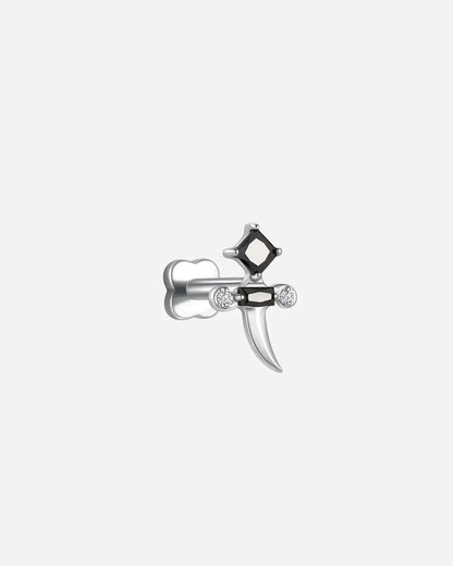 CRYSTAL DAGGER FLATBACK STUD