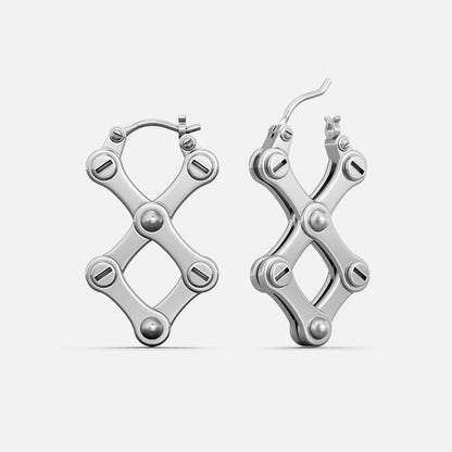 CHAINLINK X EARRINGS