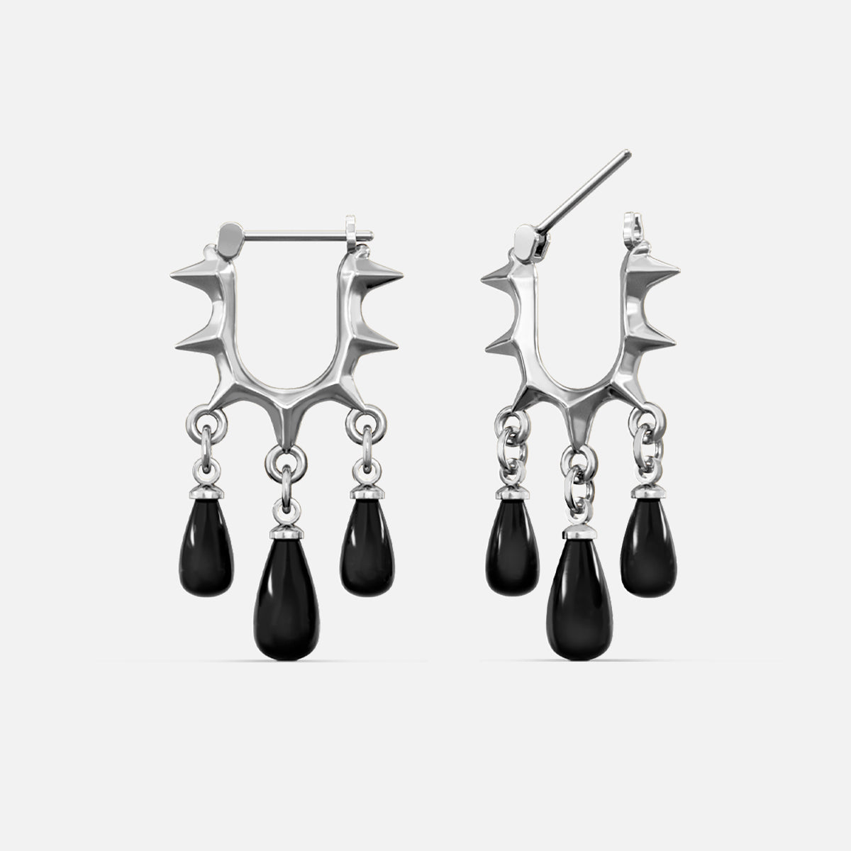 MIDNIGHT THORN EARRINGS