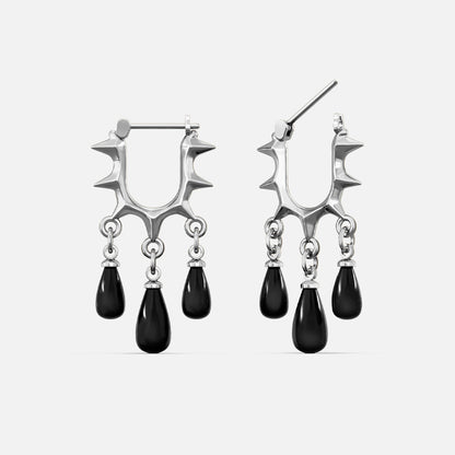 MIDNIGHT THORN EARRINGS