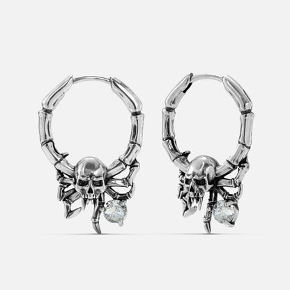 ARACHNID SKULL EARRINGS