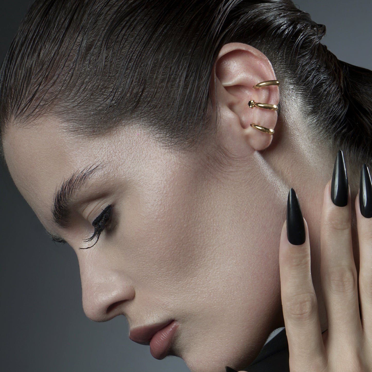 TWIN FANG EAR CUFFS
