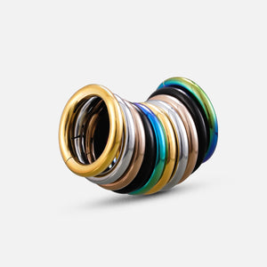 CHROMATIC LOOP RING STACKS (5PCS)