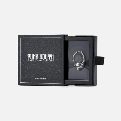 BONEGRIP SKULL EARRINGS