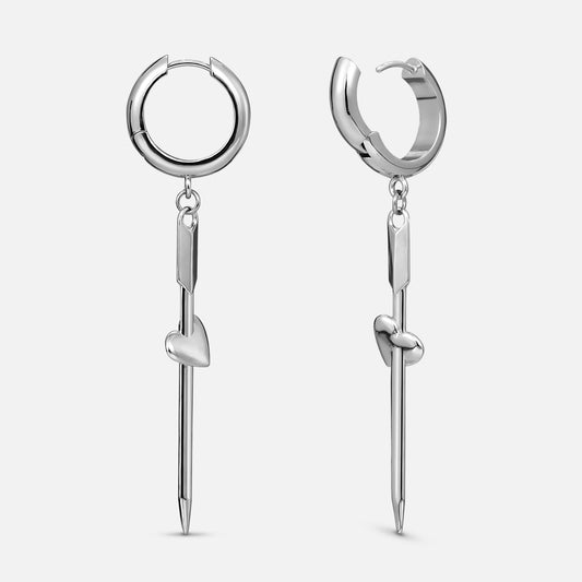 PIERCED HEART EARRINGS