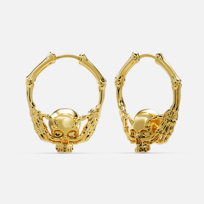 BONEGRIP SKULL EARRINGS