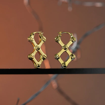 CHAINLINK X EARRINGS